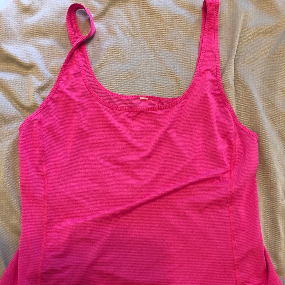 Bright Pink Lululemon Tank